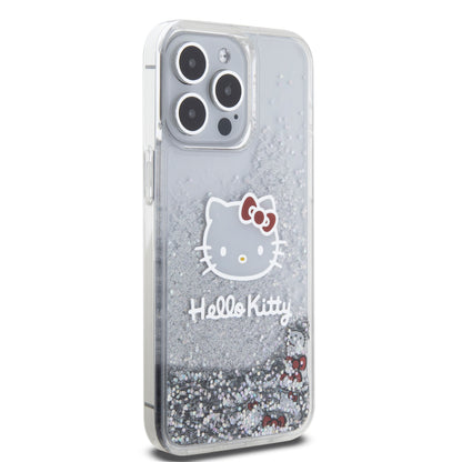 Case Hello Kitty Diamantina Transparente para iPhone 15 Pro Max – Brillo y Protección