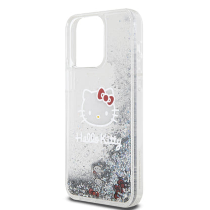 Case Hello Kitty Diamantina Transparente para iPhone 15 Pro Max – Brillo y Protección