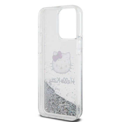 Case Hello Kitty Diamantina Transparente para iPhone 15 Pro Max – Brillo y Protección