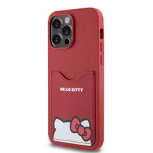 Cargar imagen en el visor de la galería, Case Hello Kitty Logo Orejas Kitty con Tarjetero iPhone 15 Pro Max