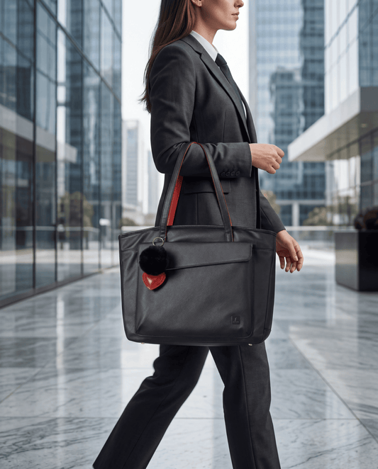 Bolsa Forward Tote para Laptop 15.6” Negra – Elegante y Funcional