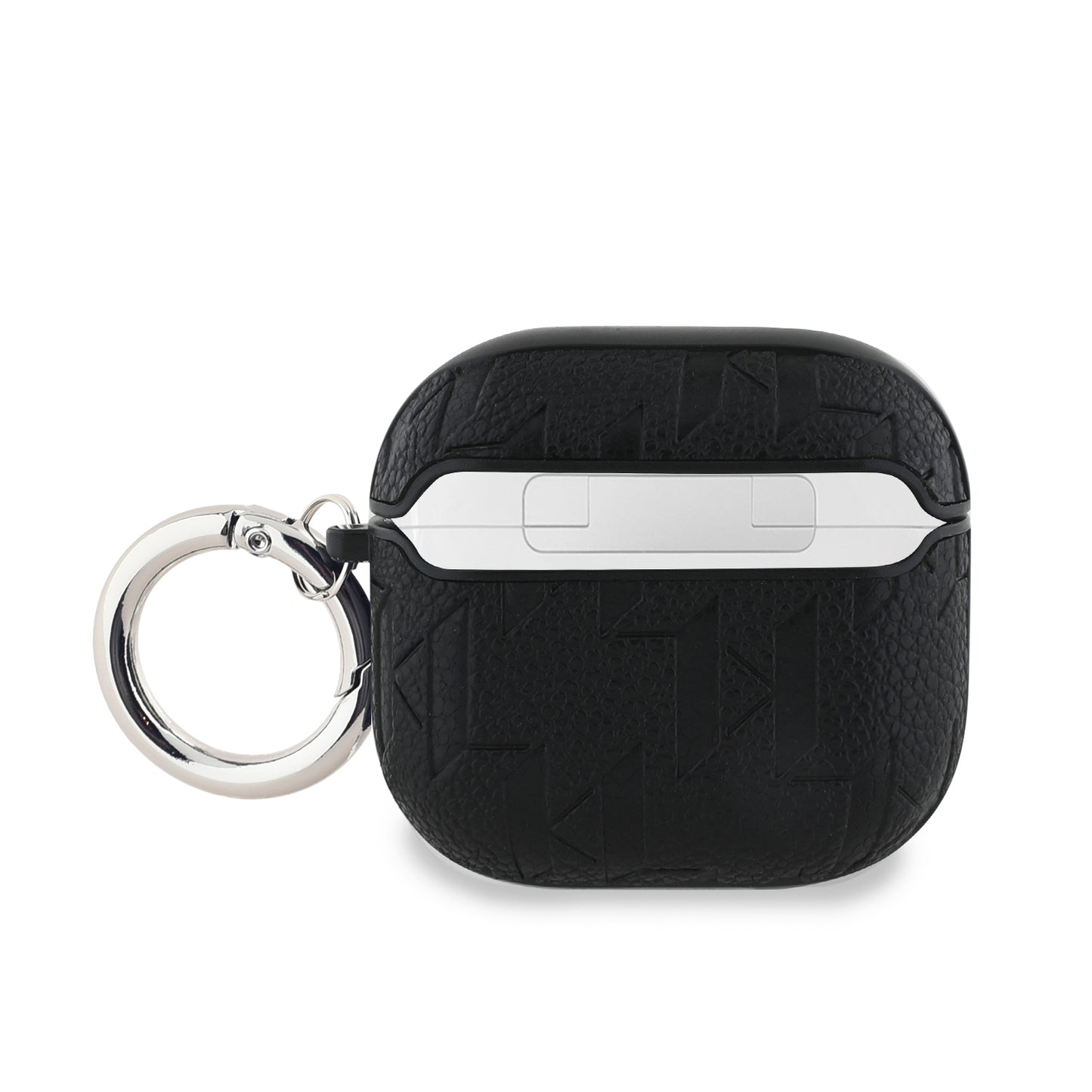 Case Karl Lagerfeld AirPods 4 Choupette Monograma Negro – Protección y Estilo Premium