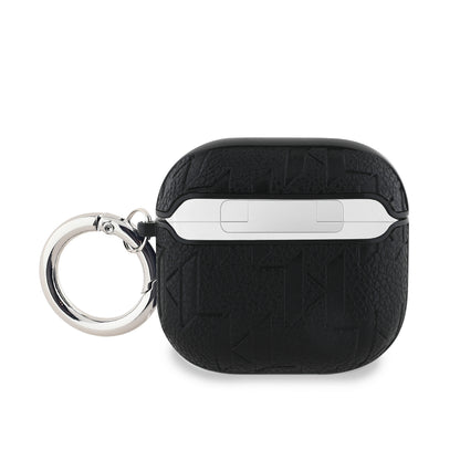 Case Karl Lagerfeld AirPods 4 Choupette Monograma Negro – Protección y Estilo Premium