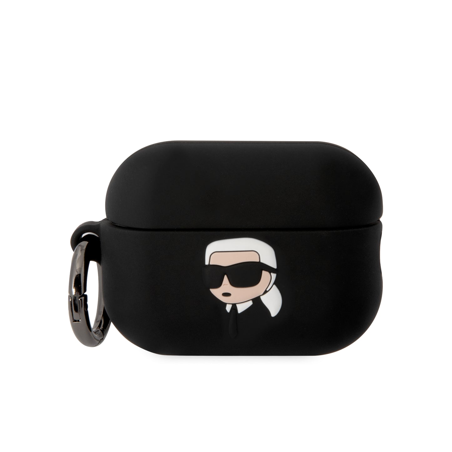 Case Karl Lagerfeld 3D Cara Negro para AirPods Pro – Estilo y Protección Premium
