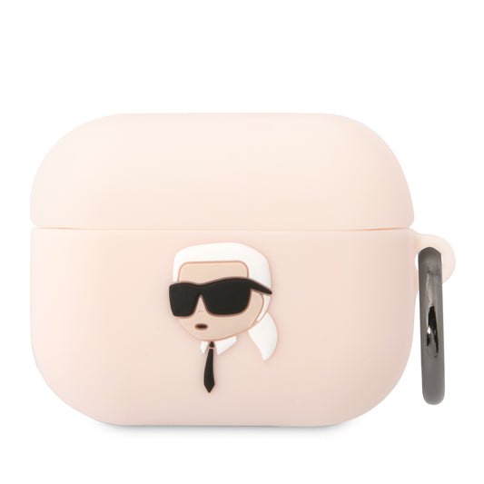 Case Karl Silicon AirPods Pro Rosa | Protección y Estilo