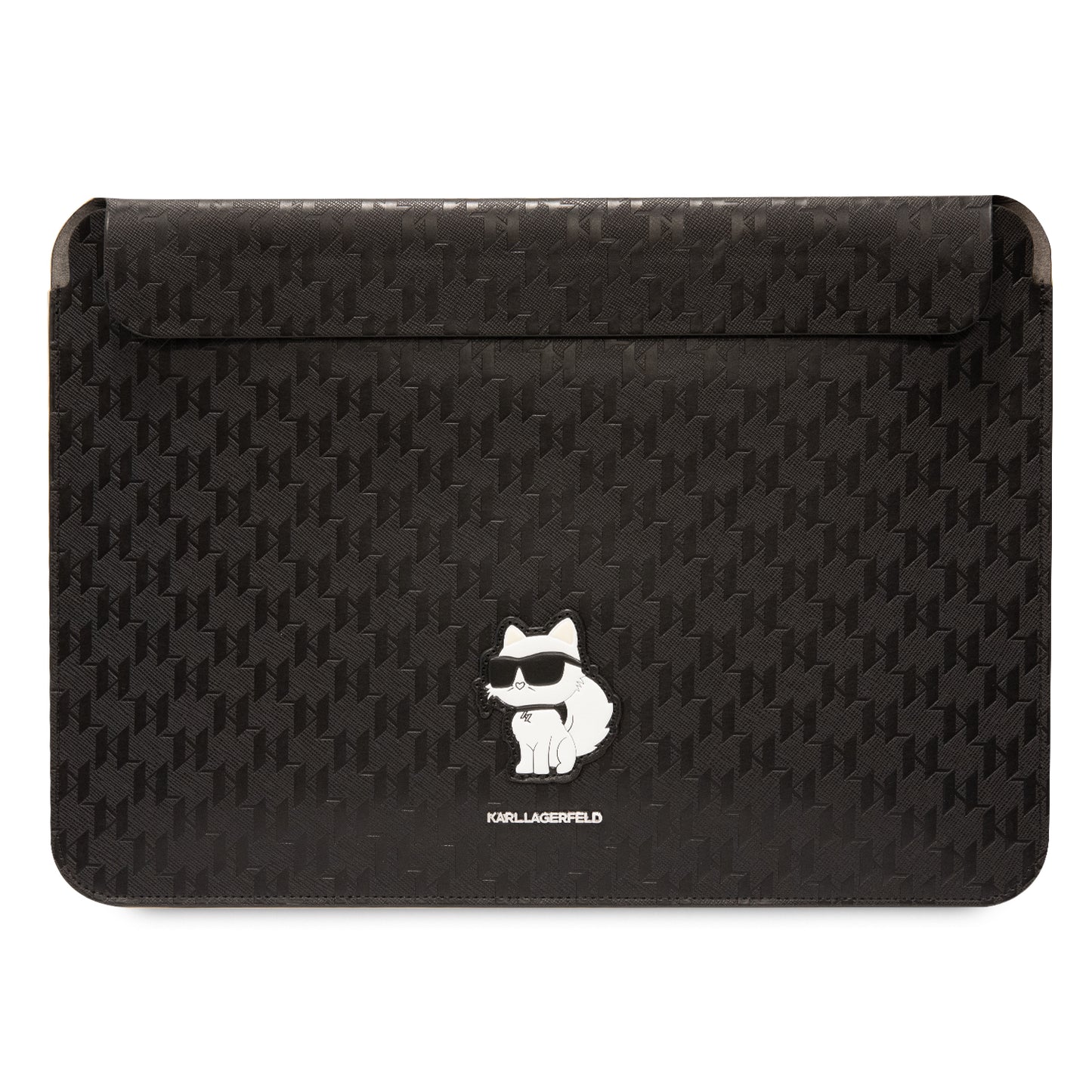 Funda Karl Lagerfeld Monograma Choupette 14" Negra | Estilo Elegante y Protección Premium
