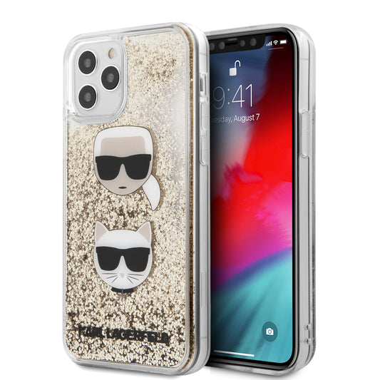 Case Karl Brillos Líquidos K&C para iPhone 12/12 Pro | Funda de Lujo Karl Lagerfeld