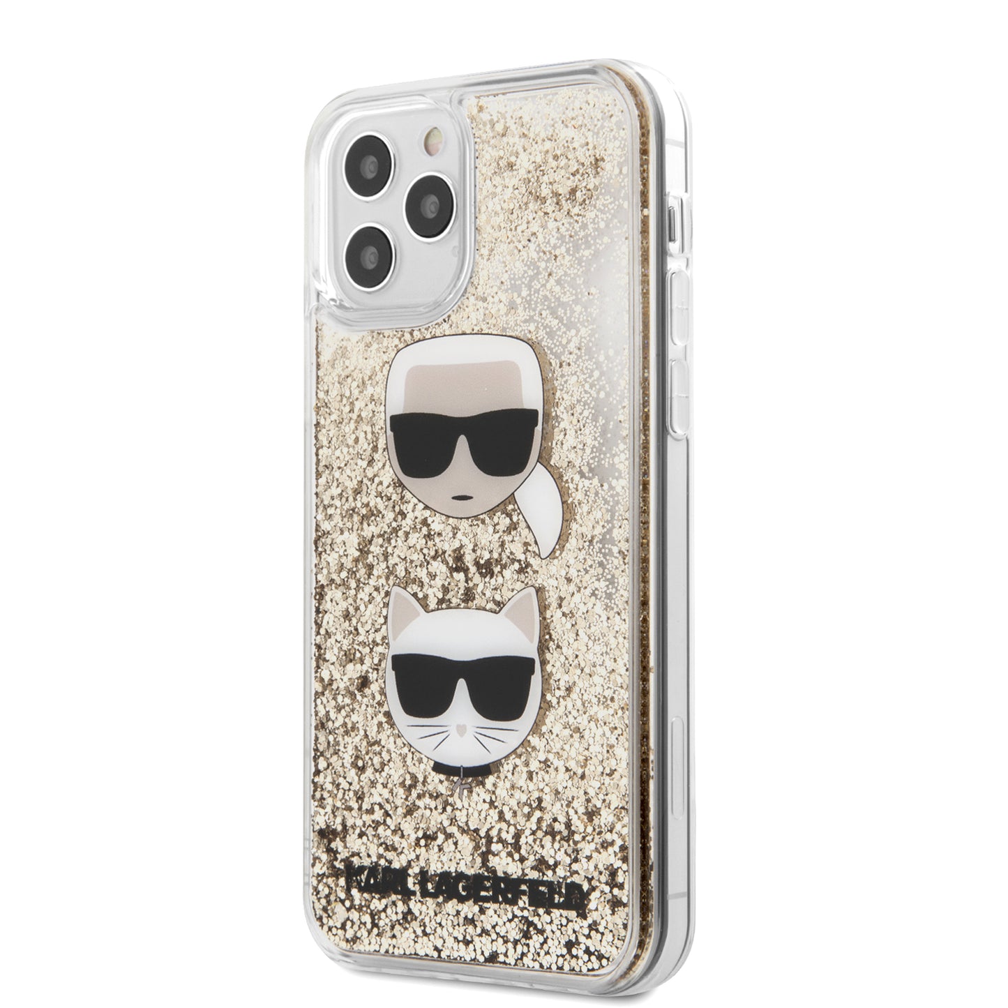 Case Karl Brillos Líquidos K&C para iPhone 12/12 Pro | Funda de Lujo Karl Lagerfeld