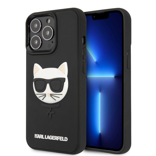 Case Karl Cara 3D Choupette iPhone 13 Pro Negro | Estilo y Elegancia de Karl Lagerfeld