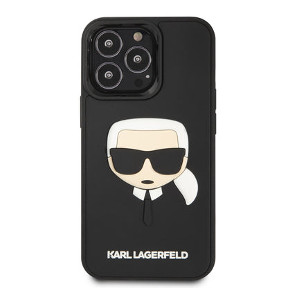 Case Karl Cara 3D Karl iPhone 13 Pro Negro | Funda de Lujo y Estilo