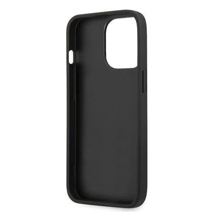 Case Karl PU Logo Metálico iPhone 13 Pro Negro | Estilo y Protección