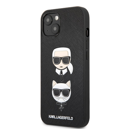 Case Karl Lagerfeld K&C PU Negra para iPhone 13 | Estilo y Protección
