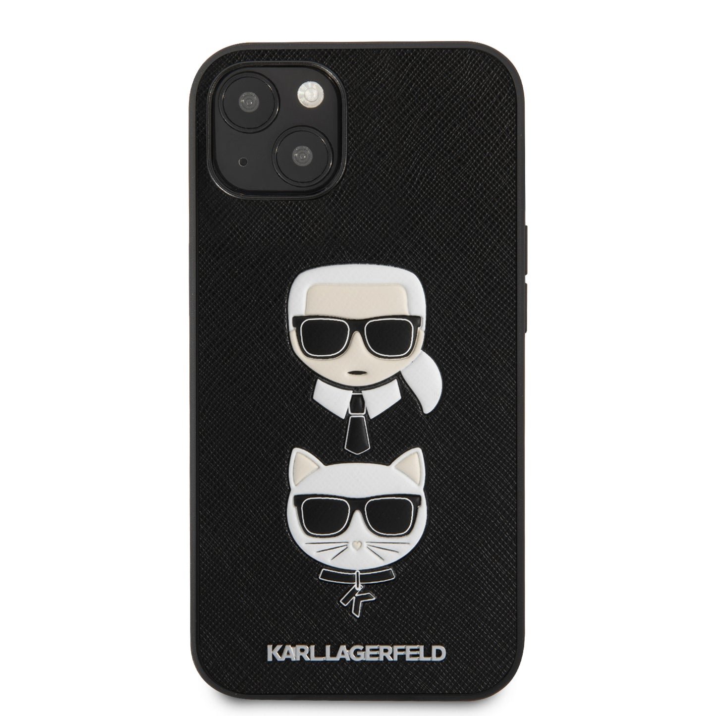 Case Karl Lagerfeld K&C PU Negra para iPhone 13 | Estilo y Protección