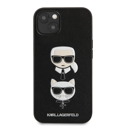 Case Karl Lagerfeld K&C PU Negra para iPhone 13 | Estilo y Protección