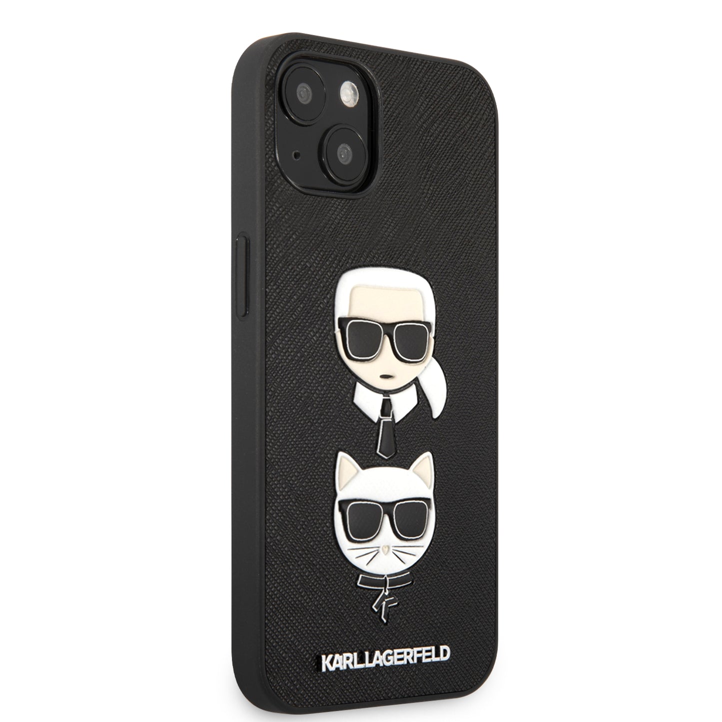 Case Karl Lagerfeld K&C PU Negra para iPhone 13 | Estilo y Protección