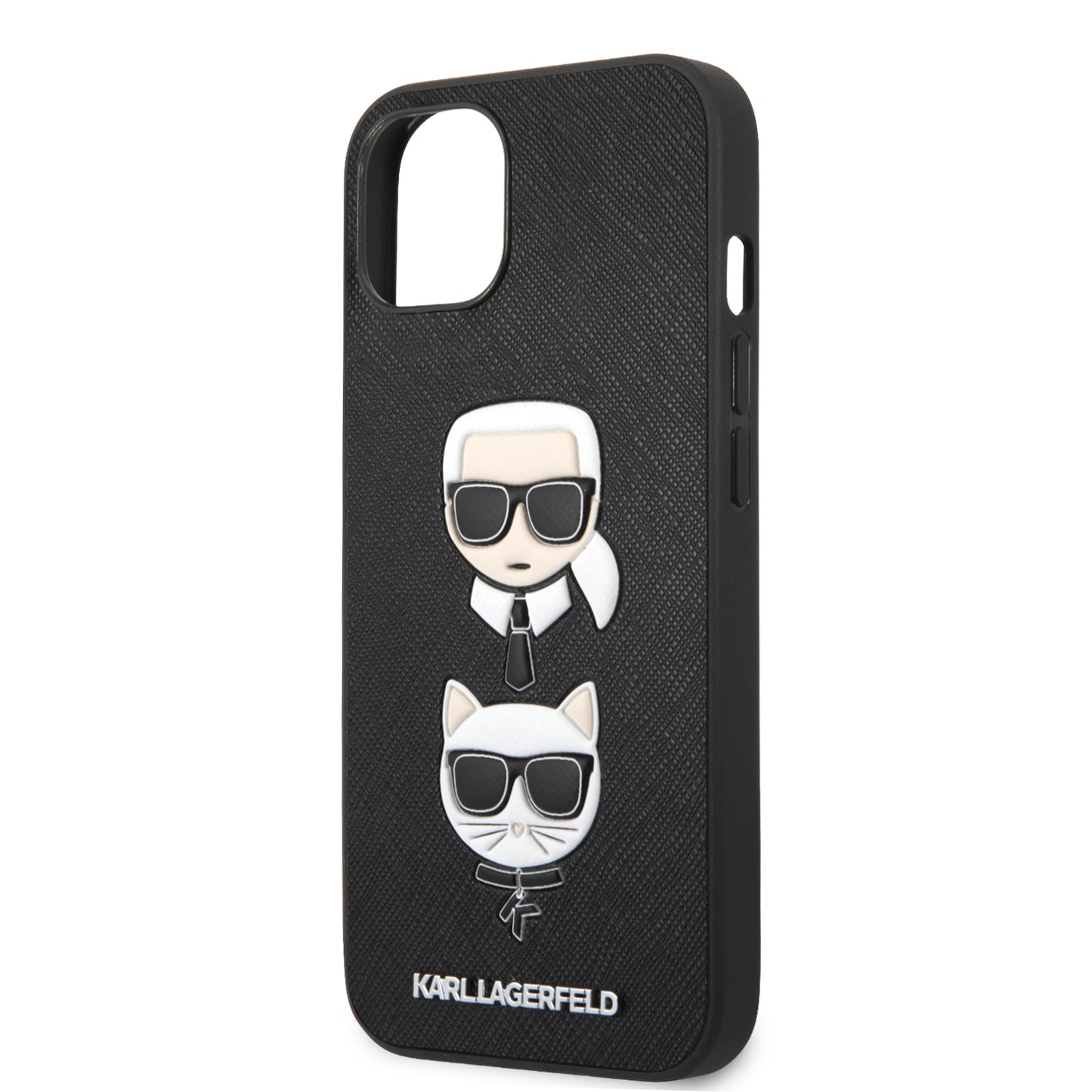 Case Karl Lagerfeld K&C PU Negra para iPhone 13 | Estilo y Protección