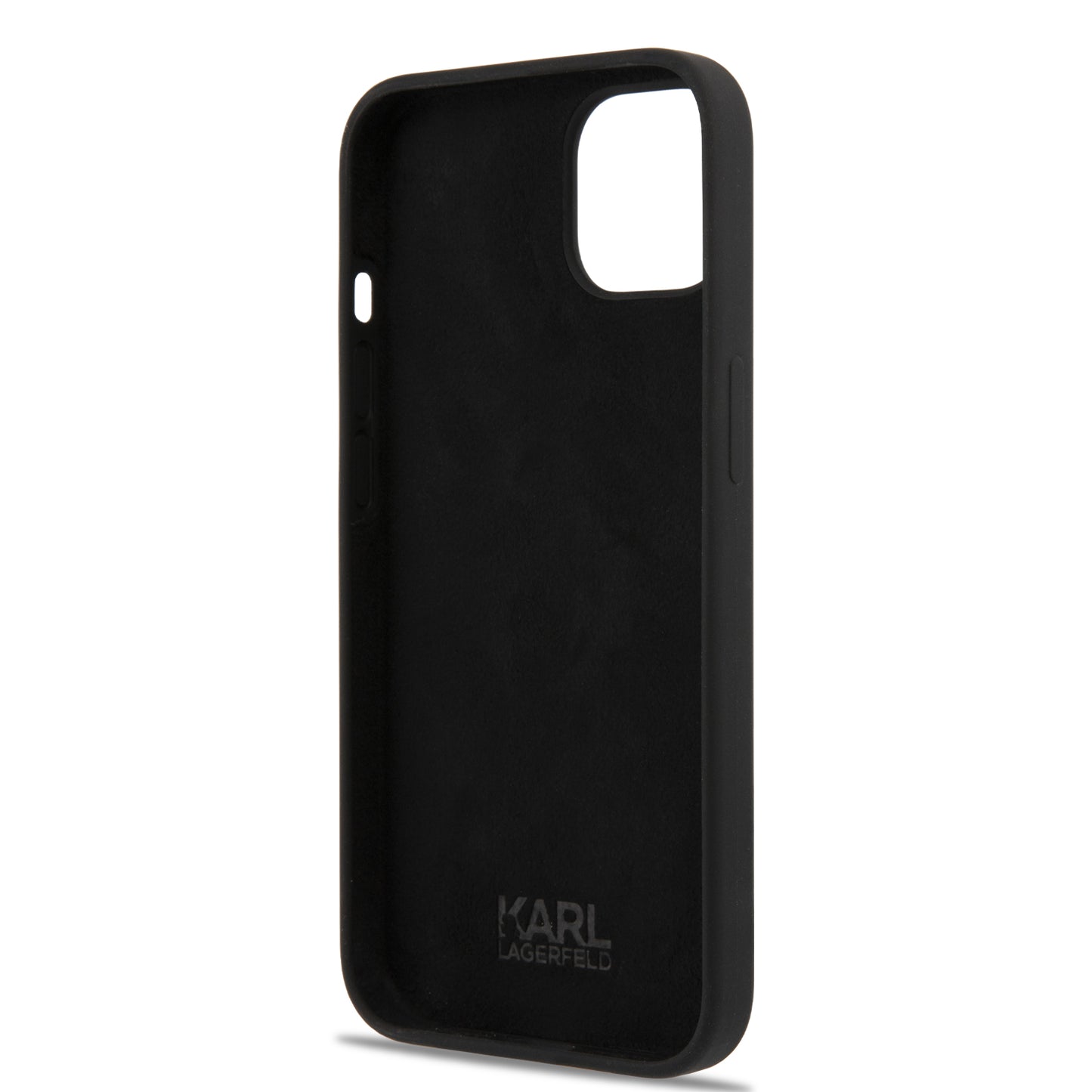 Case Karl Silicone Cara Karl iPhone 13 Negro | Protección y Estilo Exclusivo