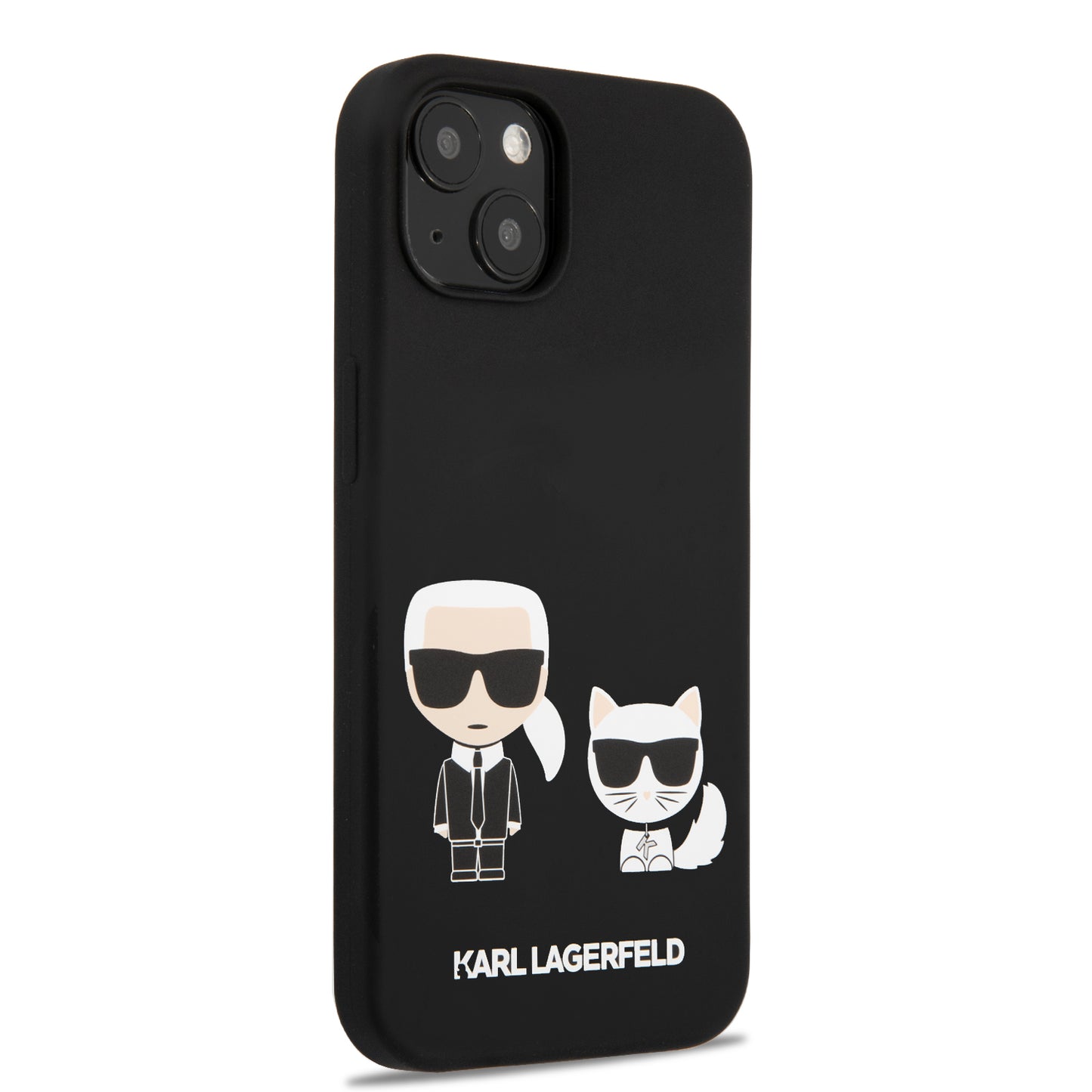 Case Karl Silicone K&C iPhone 13 Negro | Diseño Exclusivo y Protección Premium