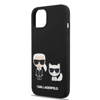 Case Karl Silicone K&C iPhone 13 Negro | Diseño Exclusivo y Protección Premium