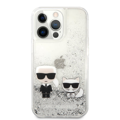 Case Karl Glitter Líquido para iPhone 13 Pro Max - Diseño Brillante y Exclusivo