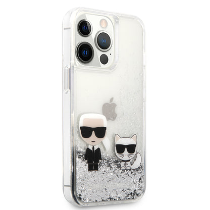 Case Karl Glitter Líquido para iPhone 13 Pro Max - Diseño Brillante y Exclusivo