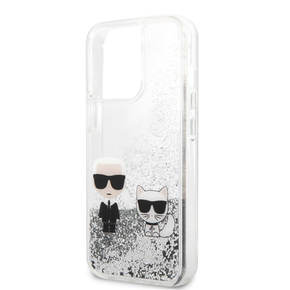 Case Karl Glitter Líquido para iPhone 13 Pro Max - Diseño Brillante y Exclusivo