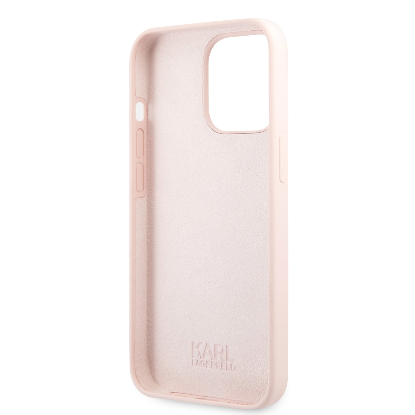 Case Karl Silicone K&C iPhone 13 Pro Max Rosa | Protección y Estilo Sofisticado