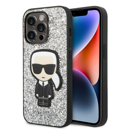 Funda Karl Lagerfeld Brillos Plata – iPhone 14 Pro