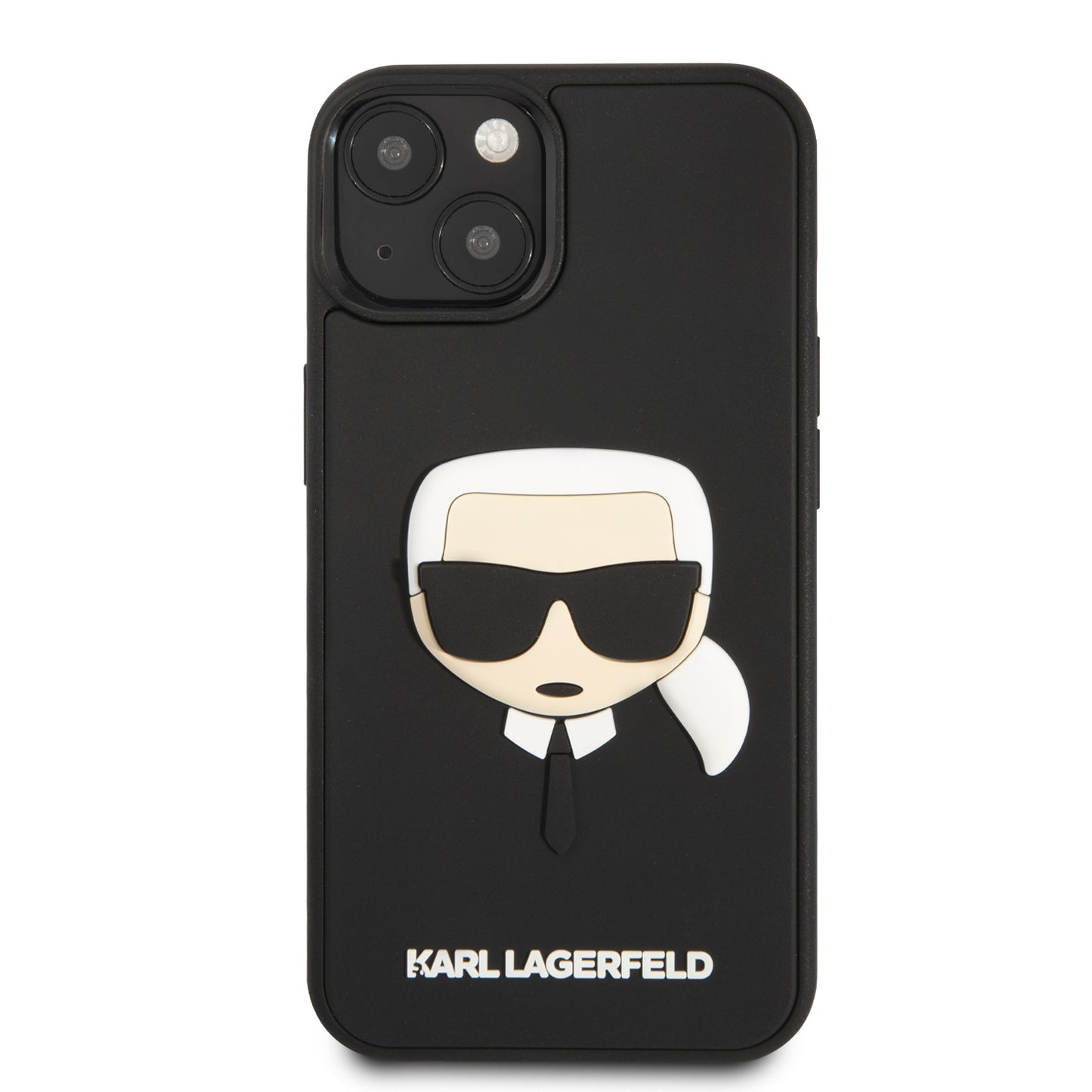 Case Karl Logo 3D iPhone 14 Plus Negro | Protección y Estilo Exclusivo