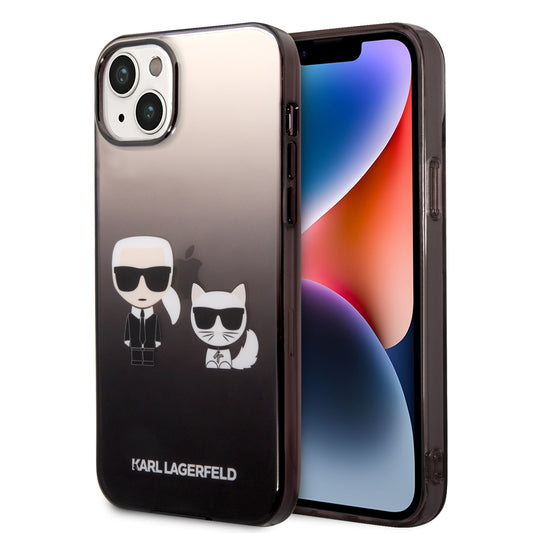 Funda Karl Lagerfeld TPU K&C Negra para iPhone 14 Plus – Diseño Premium y Protección