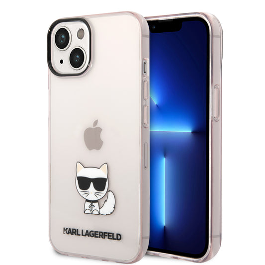 Funda Karl Lagerfeld Choupette Transparente para iPhone 14 – Protección Elegante