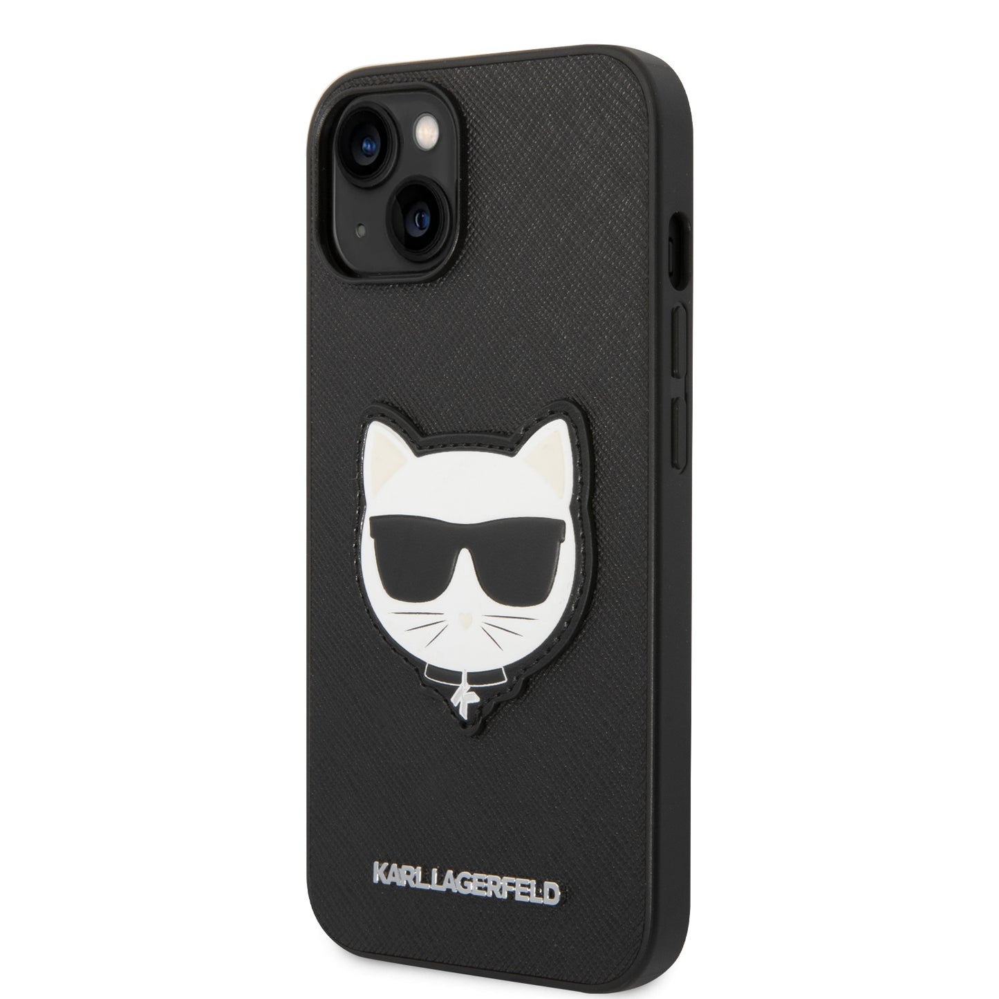 Case Karl Safiano Choupette iPhone 14 Negro | Elegancia y Protección de Lujo