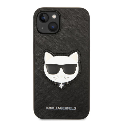 Case Karl Safiano Choupette iPhone 14 Negro | Elegancia y Protección de Lujo