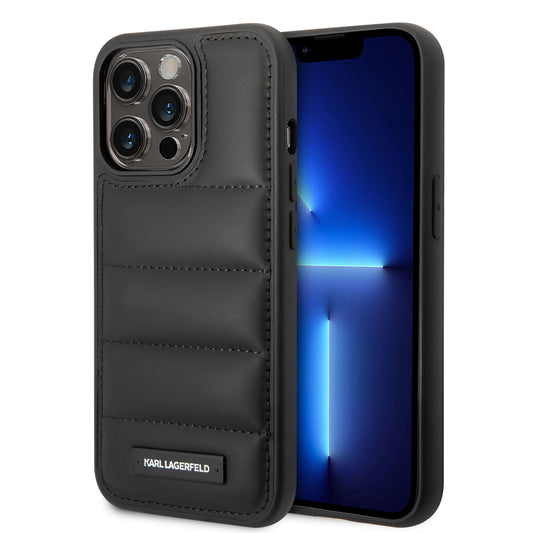 Funda Karl Lagerfeld Acolchada Negra para iPhone 14 Pro Max