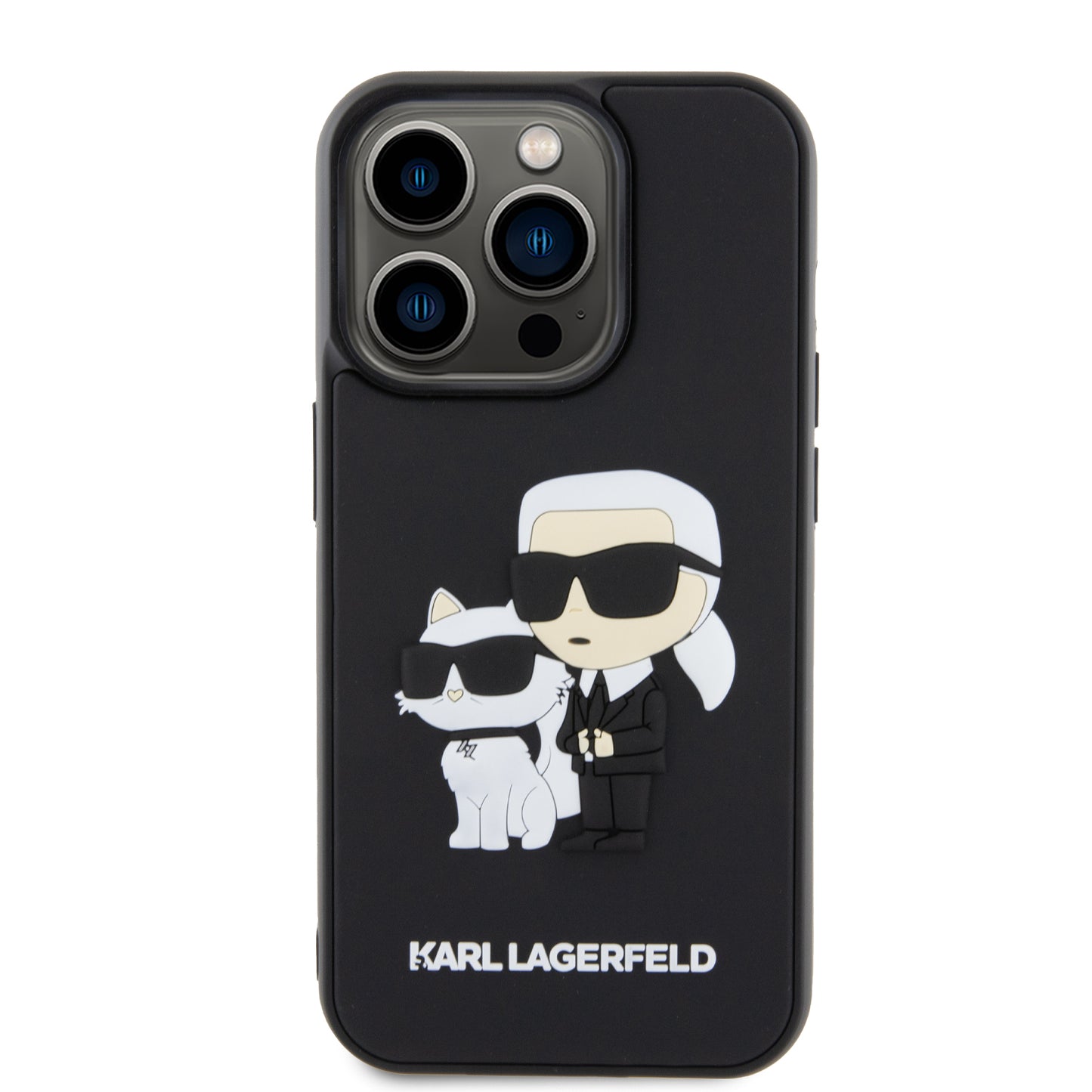 Case Karl K&C 3D iPhone 15 Pro Negro | Diseño Exclusivo y Protección Premium