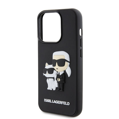 Case Karl K&C 3D iPhone 15 Pro Negro | Diseño Exclusivo y Protección Premium