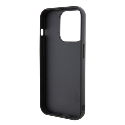 Case Karl Brillantina Logo Metálico iPhone 15 Pro Negro | Protección y Elegancia