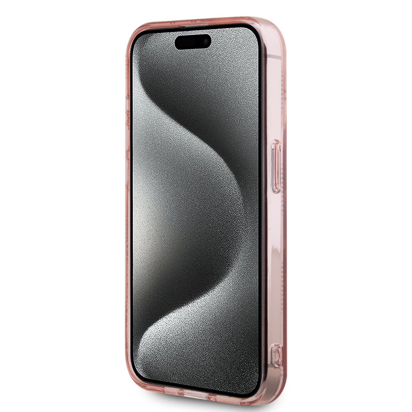 Funda Karl Lagerfeld Monograma Choupette Rosa para iPhone 15 Pro Max – Diseño Elegante y Sofisticado