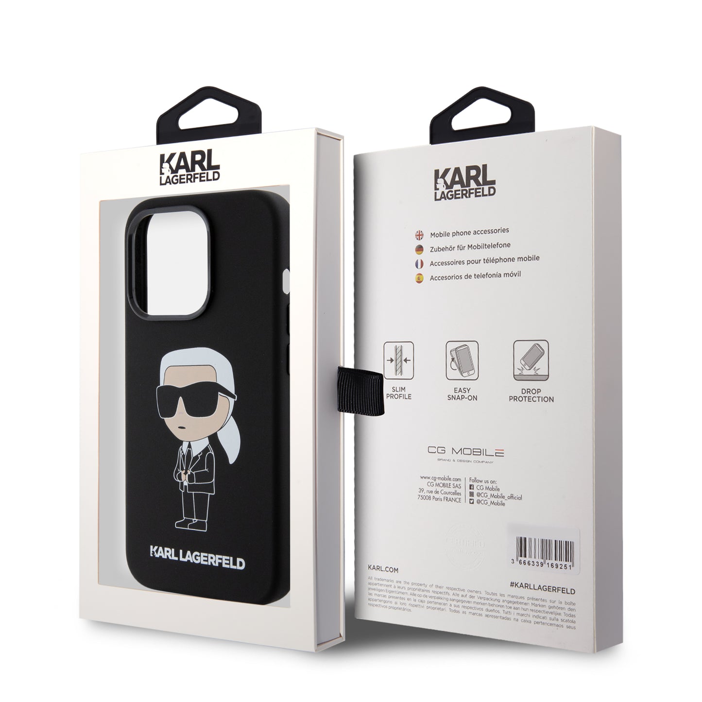 Case Karl Lagerfeld Diseño Ikonik iPhone 15 Pro