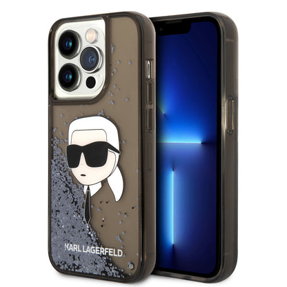 Case Karl Lagerfeld Diamantina para iPhone 15 Pro Max – Negro | Brillo y Estilo Exclusivo