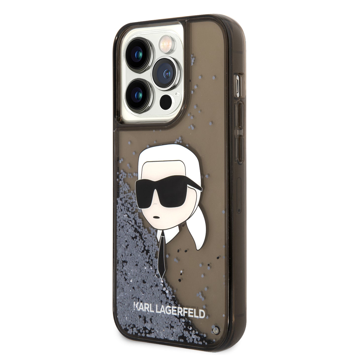 Case Karl Lagerfeld Diamantina para iPhone 15 Pro Max – Negro | Brillo y Estilo Exclusivo