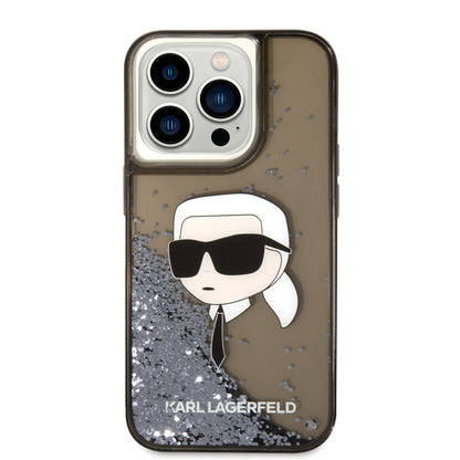 Case Karl Lagerfeld Diamantina para iPhone 15 Pro Max – Negro | Brillo y Estilo Exclusivo