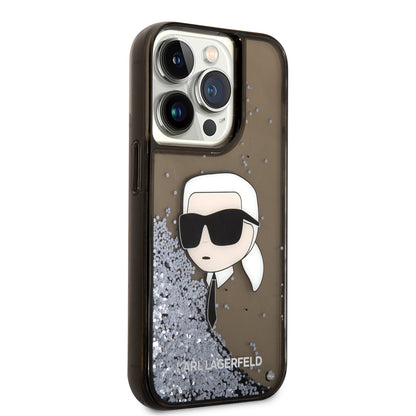 Case Karl Lagerfeld Diamantina para iPhone 15 Pro Max – Negro | Brillo y Estilo Exclusivo