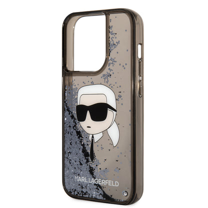 Case Karl Lagerfeld Diamantina para iPhone 15 Pro Max – Negro | Brillo y Estilo Exclusivo