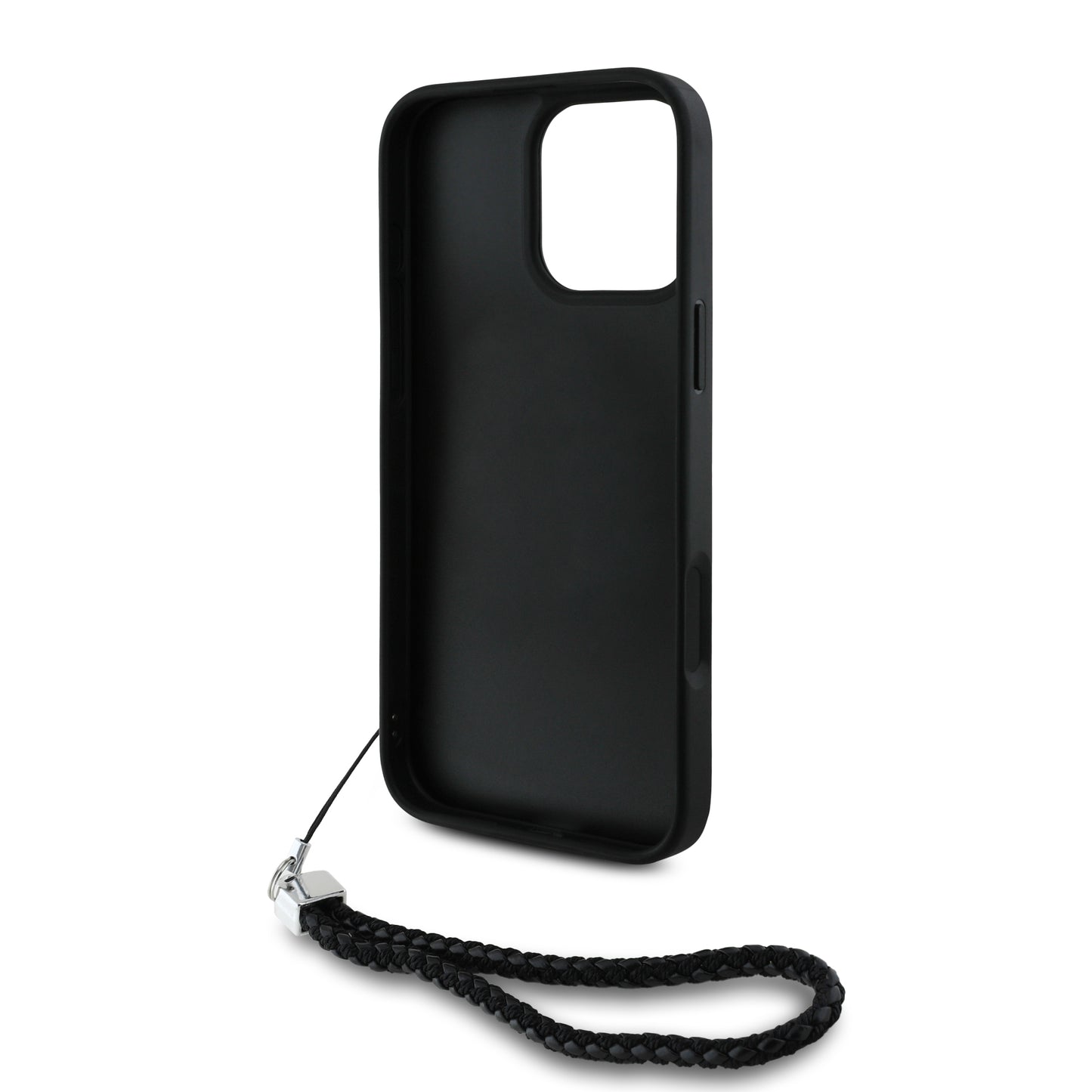 Case Karl Lagerfeld Acolchada Inicial Negra iPhone 16 Pro Max – Estilo y Protección Premium
