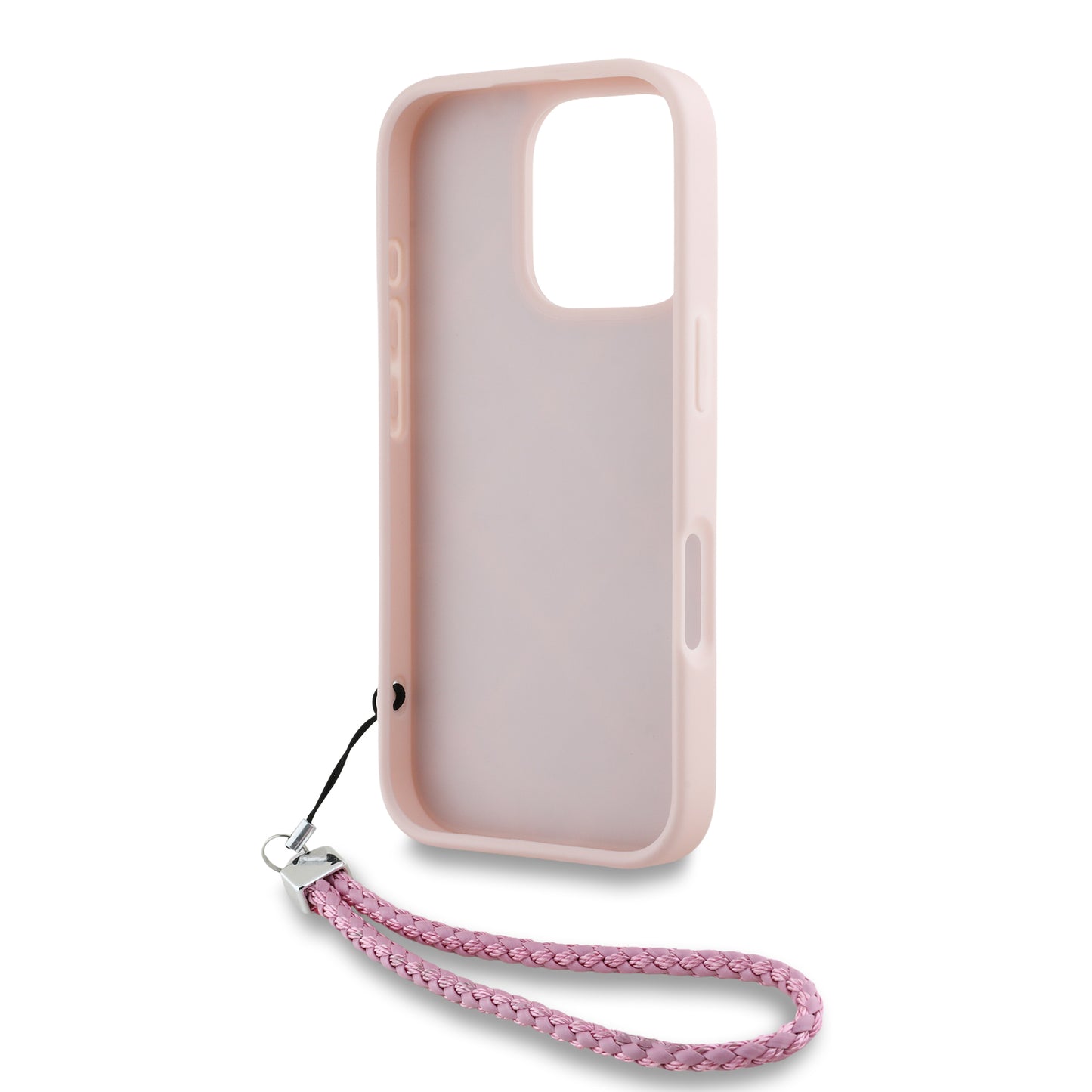 Case Karl Lagerfeld Rosa Acolchada con Correa iPhone 16 Pro – Estilo y Comodidad Premium