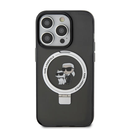 Case Karl Ringstan MGSF K&C iPhone 13 Pro Negro | Funda con Soporte Premium