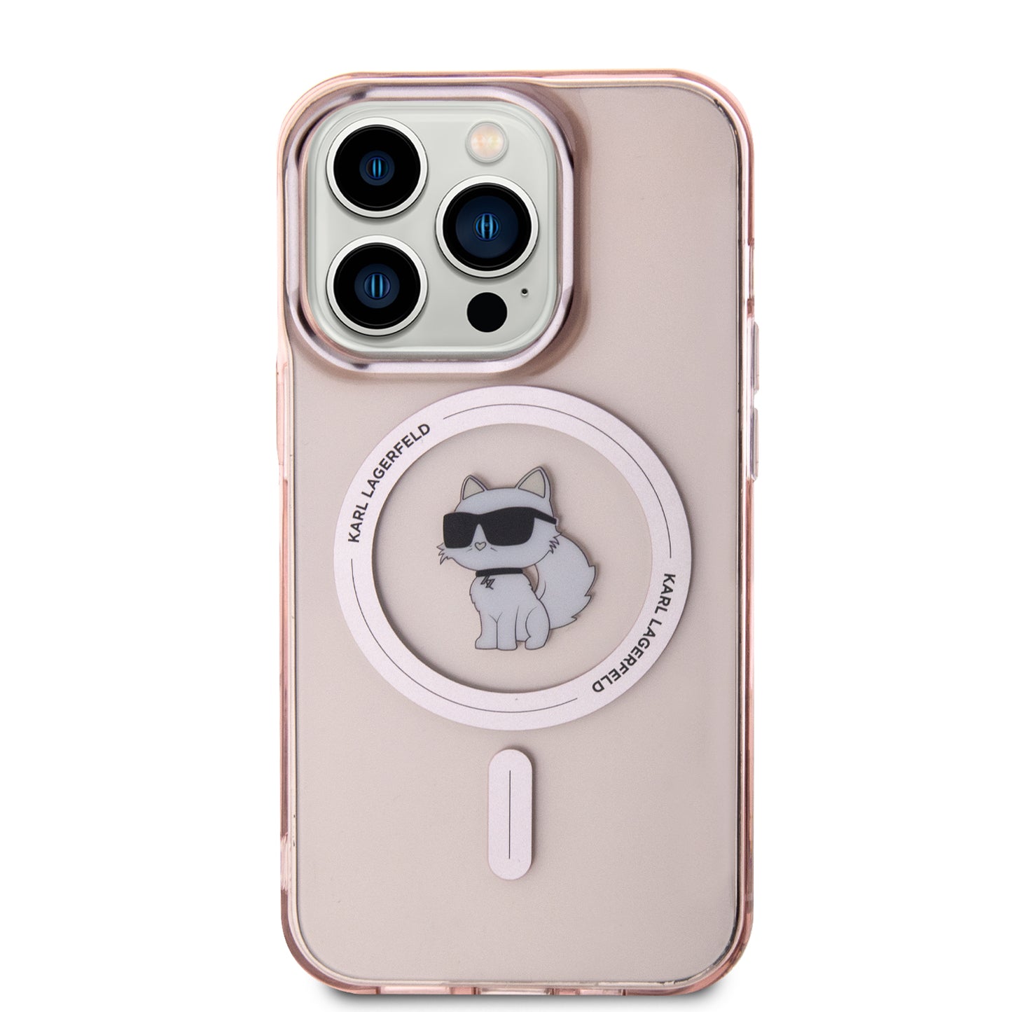 Case Karl Lagerfeld con Magsafe Rosa iPhone 15 Pro