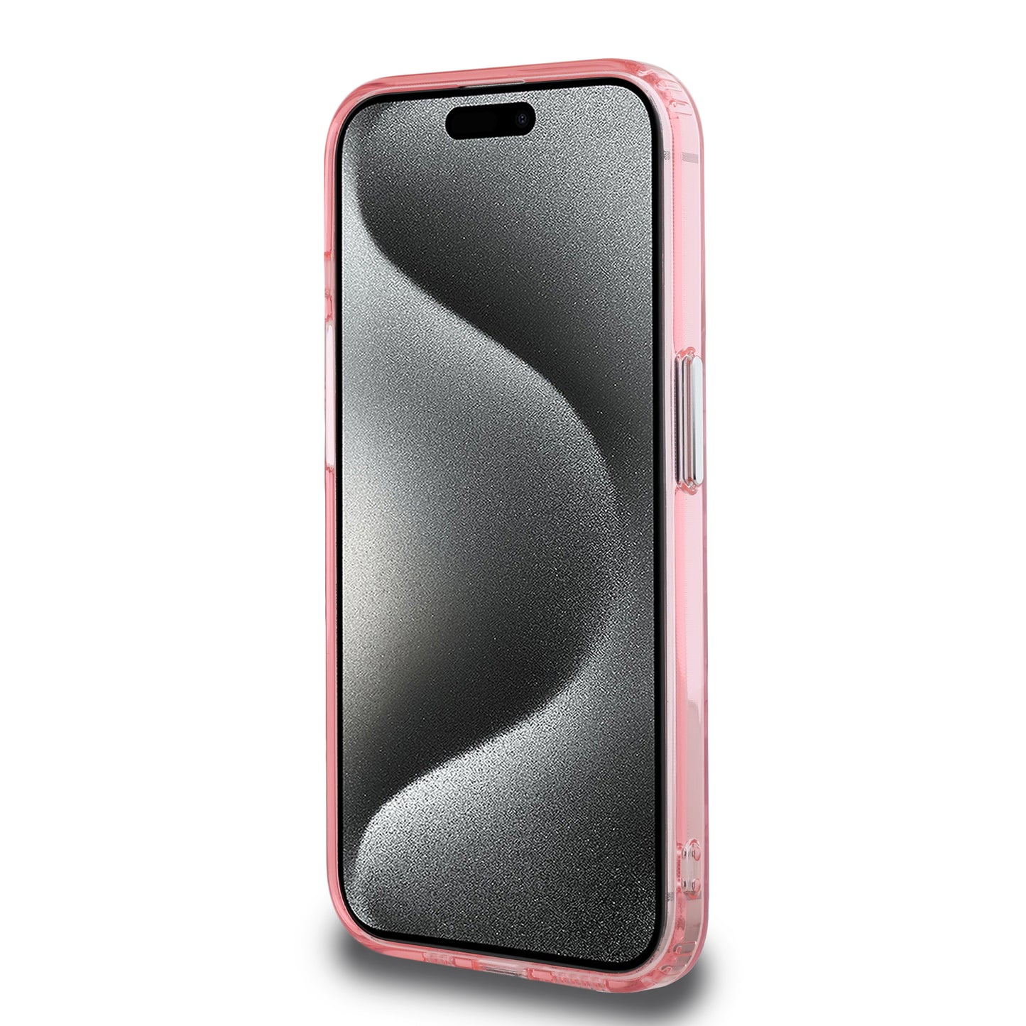 Funda Karl Lagerfeld Monograma K&C Rosa MagSafe para iPhone 15 Pro – Estilo y Protección Premium