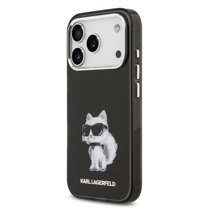 Funda Karl Lagerfeld Choupette con MagSafe para iPhone 17 Pro - Negro | Case Original